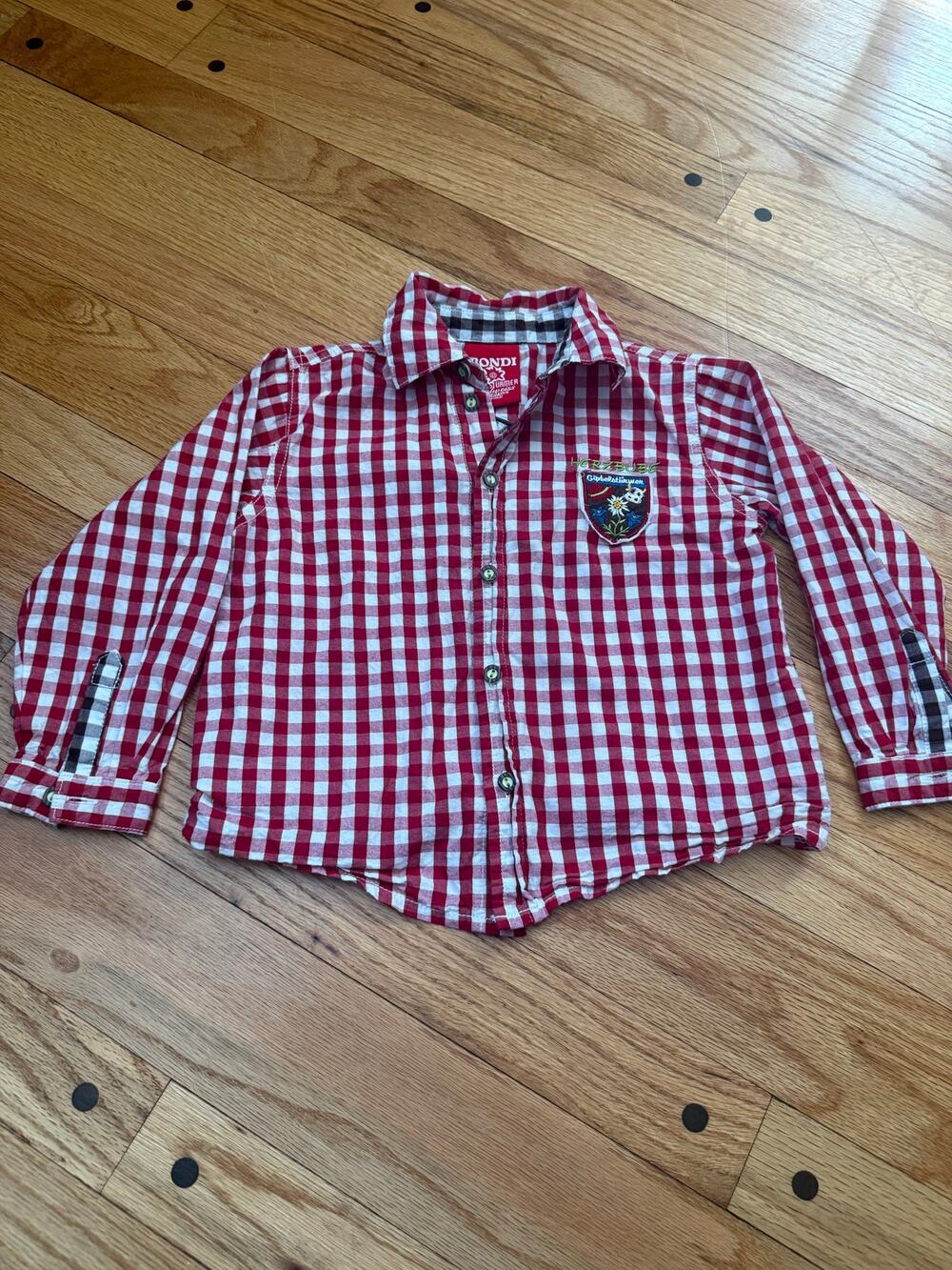 Bondi Gipfelkraxler Oktoberfest Shirt Kids Sz 104 German Trachten